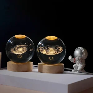 Objet déco astronomie lumineux en 3D