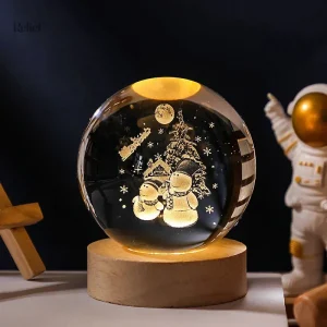 Boule décorative avec effet de rotation