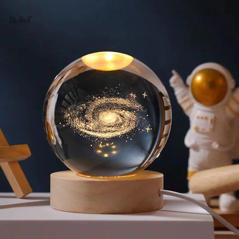 Objet de décoration astrale rotatif