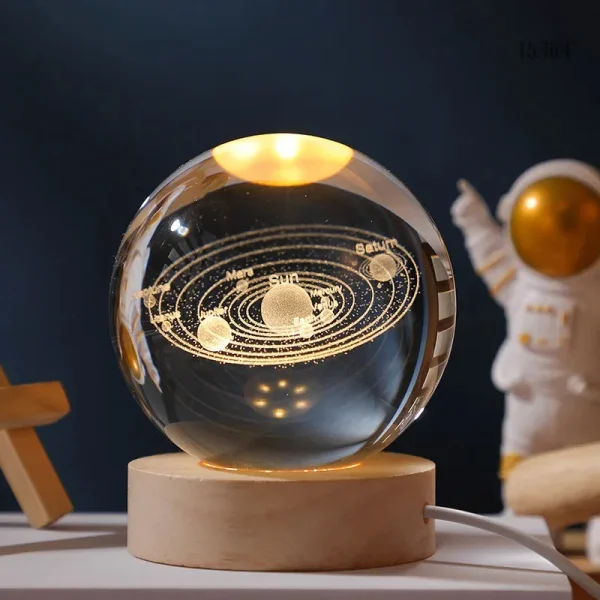 Boule lumineuse, décoration moderne