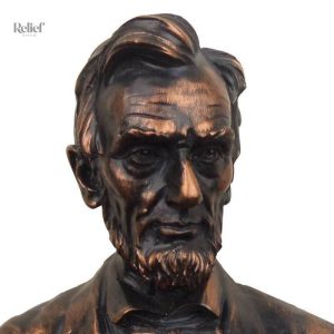 Sculpture en buste d'un homme célèbre, Lincoln
