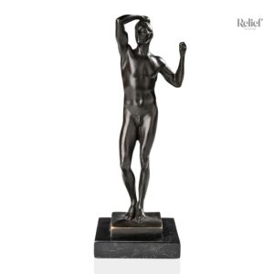 Statue L'Âge d'Airain Rodin en Bronze 30 cm