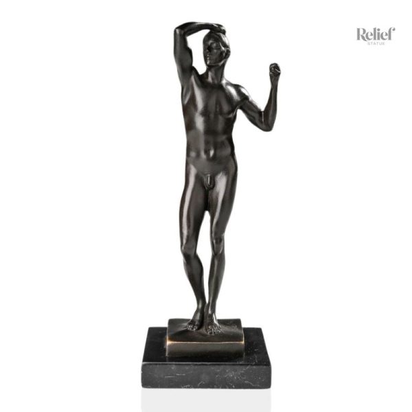 age-airain-sculpture-1 Statue L'Âge d'Airain Rodin en Bronze 30 cm