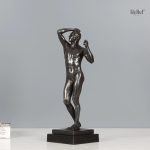 Sculpture en Bronze véritable L'Âge d'Airain