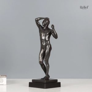 Sculpture en Bronze véritable L'Âge d'Airain