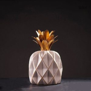 Sculpture ananas en décoration unique et stylée