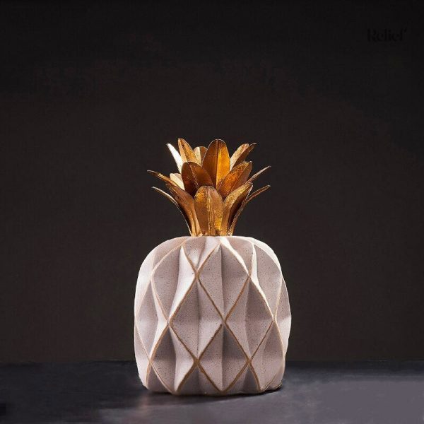 Sculpture ananas en décoration unique et stylée