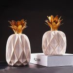 Ananas sculpté, accent décoratif pour salon ou bureau