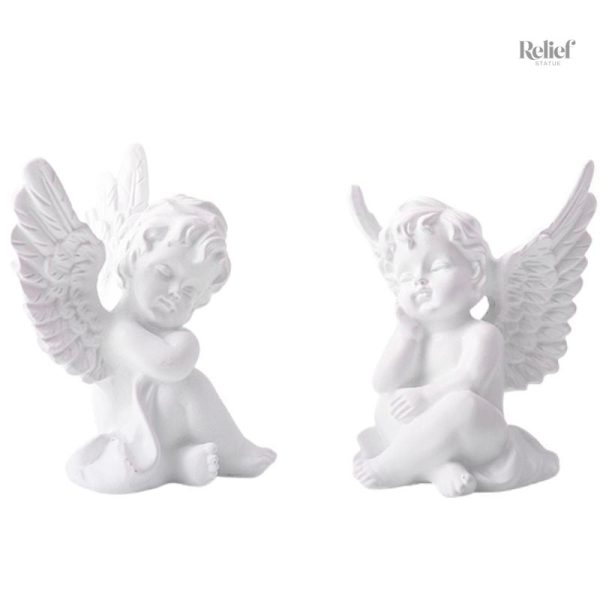 Statue d'ange décorative pour une atmosphère apaisante