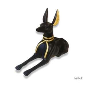Statue d'Anubis 16 cm, symbole de la mythologie égyptienne