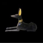 Figurine d'Anubis en résine, 16 cm, décoration égyptienne