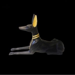 Figurine d'Anubis en résine, 16 cm, décoration égyptienne