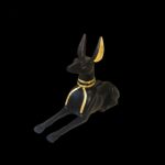 Anubis 16 cm, représentation de la divinité égyptienne des morts