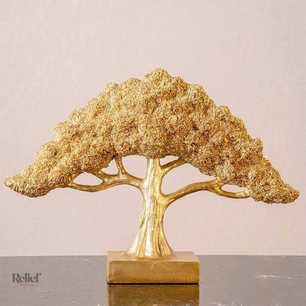 Statue design moderne représentant un arbre de vie