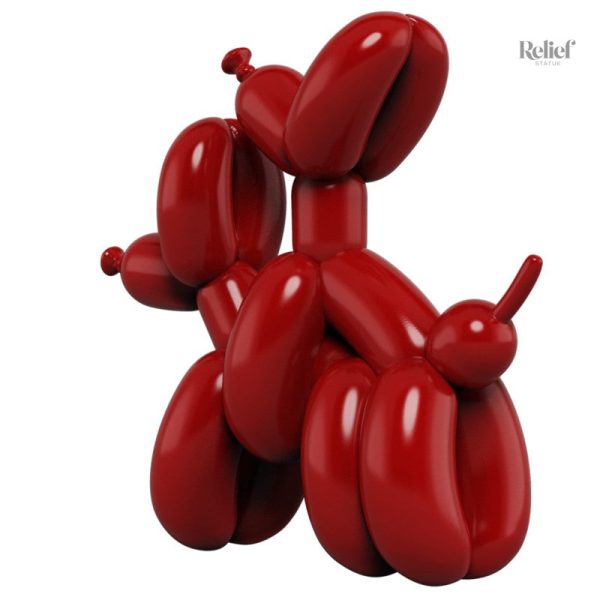Balloon Dog LOVE - Sculpture contemporaine