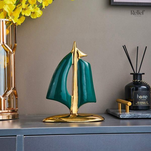 Sculpture bateau design pour ambiance contemporaine