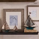 Bateau design en sculpture moderne pour intérieur élégant