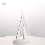 Sculpture bateau moderne pour décoration intérieure élégante