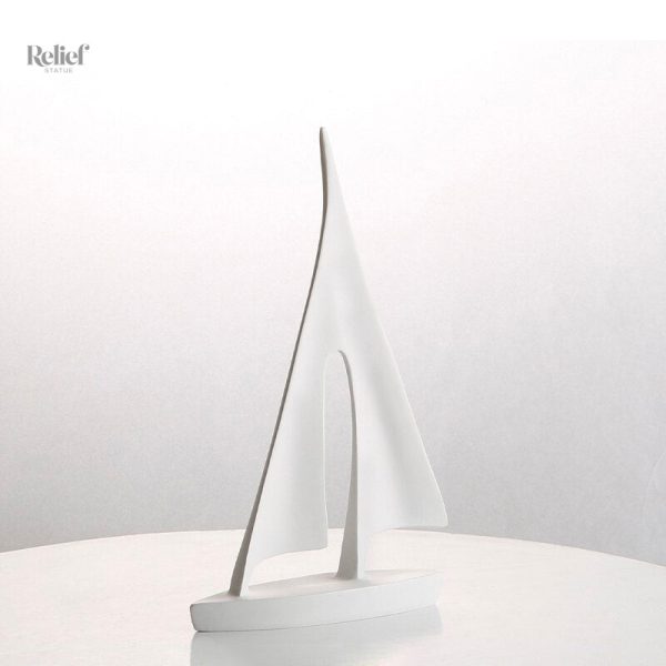 Sculpture bateau moderne pour décoration intérieure élégante