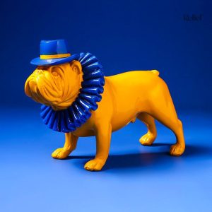 Figurine de bouledogue 19 cm pour un style unique