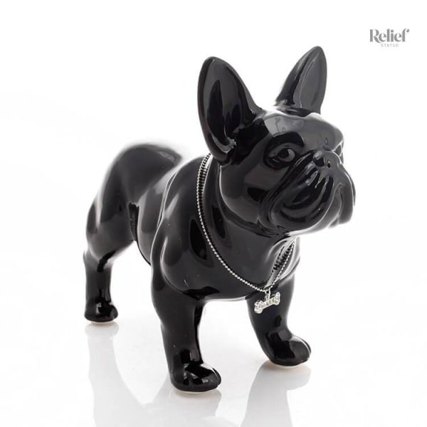 Décoration Bouledogue Français en résine