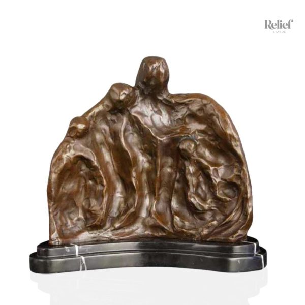 Sculpture Bronze Abstrait 25 cm