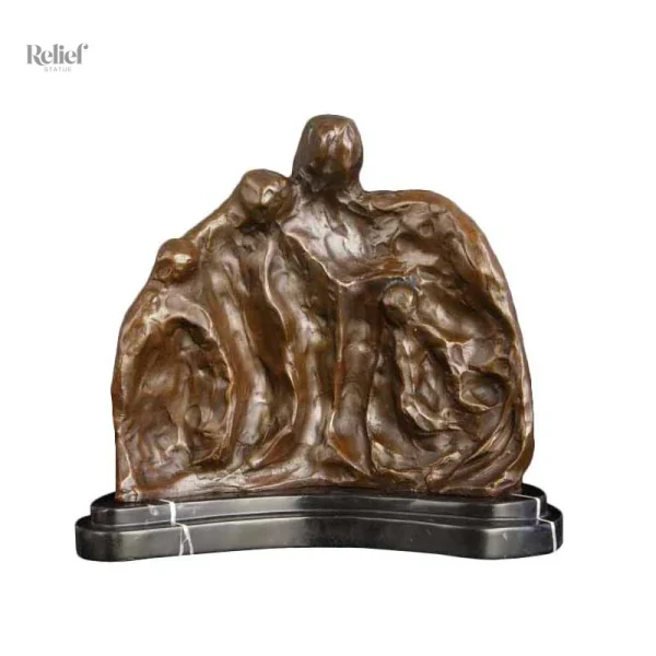 Oeuvre d'art en bronze véritable, 25 cm
