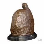 Sculpture décorative en bronze, style abstrait