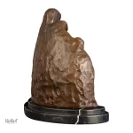 Statue artistique bronze, taille compacte 25 cm