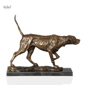 Bronze Animalier 22 cm, sculpture en bronze véritable