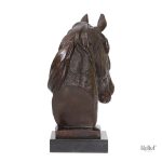 Statue en bronze d'un cheval majestueux, 30 cm