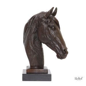 Bronze artistique d'un cheval, 30 cm de hauteur