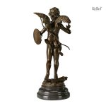 Sculpture en bronze de Cupidon, 39 cm de hauteur