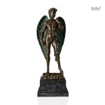 Bronze David statue 39 cm en bronze véritable