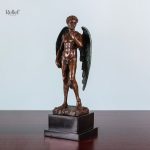 Bronze véritable, statue de David de 39 cm