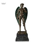 Sculpture décorative en bronze : David, 39 cm