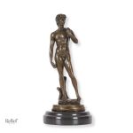 Bronze David de Michelangelo 26 cm