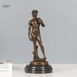 Sculpture en bronze véritable de David