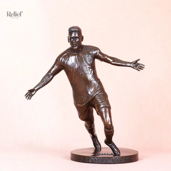 Statue en bronze de Lionel Messi, design artistique