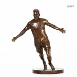 Figurine de Messi en bronze, 25 cm de hauteur, artistique