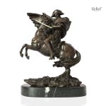 Statue Napoléon à Cheval en Bronze 29 cm