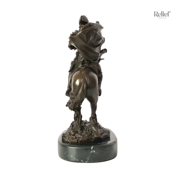 Statue équestre de Napoléon en métal