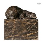 Statue d'ours en bronze, décoration intérieure de 13 cm