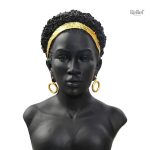 Buste décoratif représentant une femme africaine