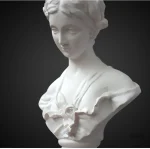 Buste de la déesse Aphrodite, sculpture artistique inspirante