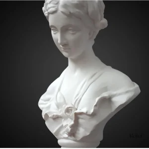 Buste de la déesse Aphrodite, sculpture artistique inspirante