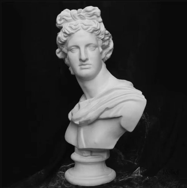 buste-apollon-31-cm-1 Buste Apollon 29 cm, sculpture décorative en résine