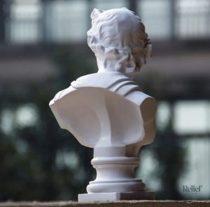 Buste décoratif Apollon, 29 cm, style classique