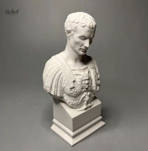 Buste historique de César, 14 cm de hauteur