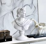 Buste d'Apollon du Belvédère en sculpture de 30 cm
